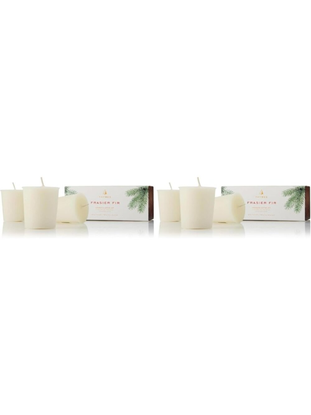 Luxury Scented Candle Set of 3 - Frasier Fir Home Fragrance Gifts for All
